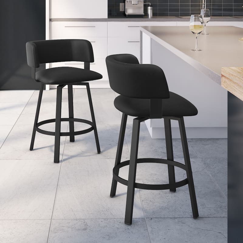 Amisco Stinson Swivel Counter Stool
