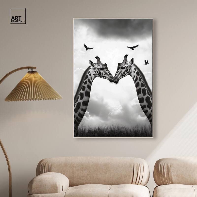 Giants in Love II Canvas by Art Remedy