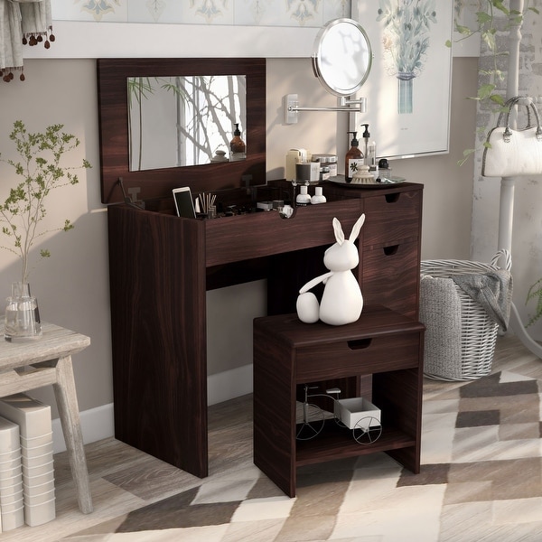 Furniture of America Laurel Multi-storage Vanity Set. Opens flyout.