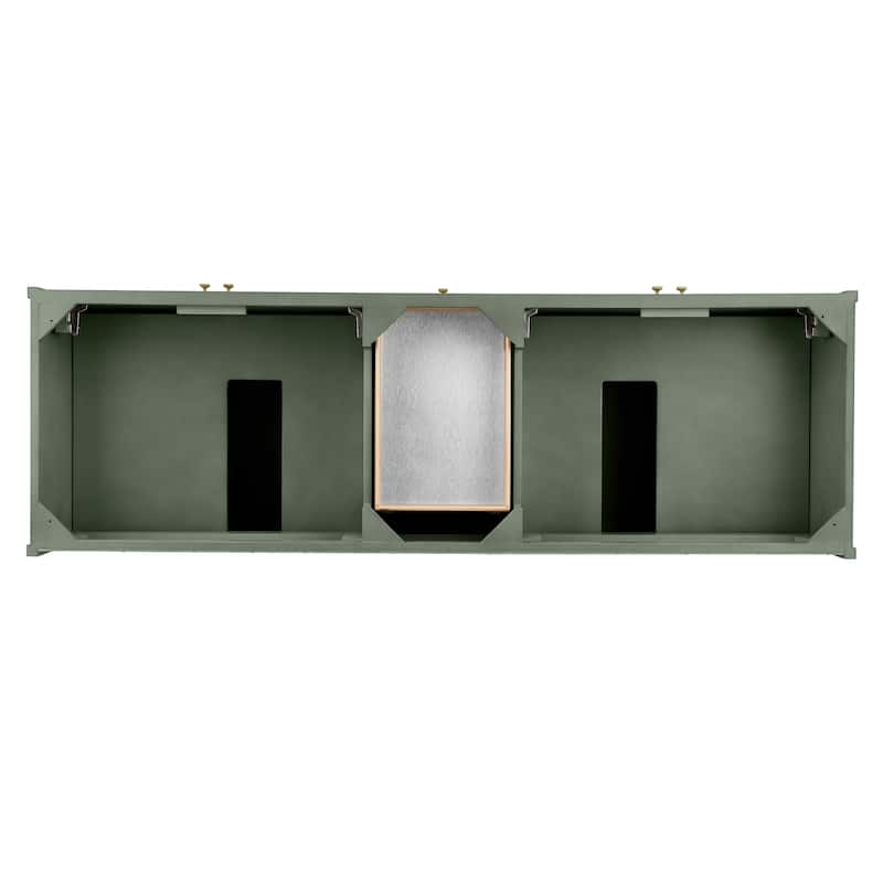 Chicago 72" Double Vanity, Smokey Celadon, w/FreePower Wireless Charger
