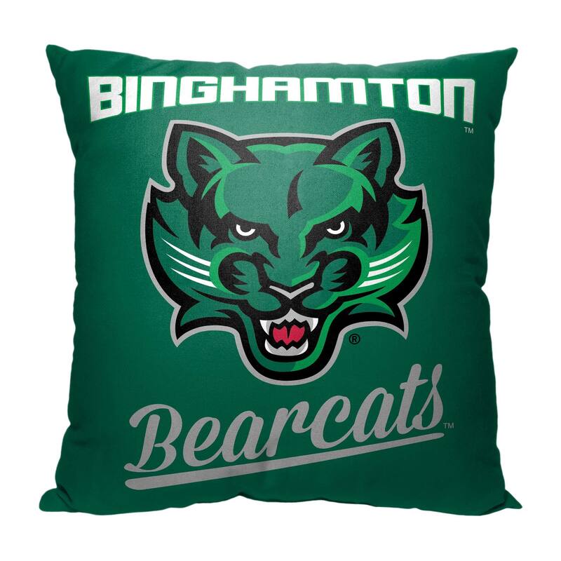 NCAA America East Alumni 18 Inch Throw Pillow - 18" x 18" - Binghamton Bearcats