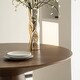 preview thumbnail 6 of 24, Fynix Modern 47" Solid Ash Wood Veneer Round Top Dining Table for Dining area, Kitchen, or Office Spaces