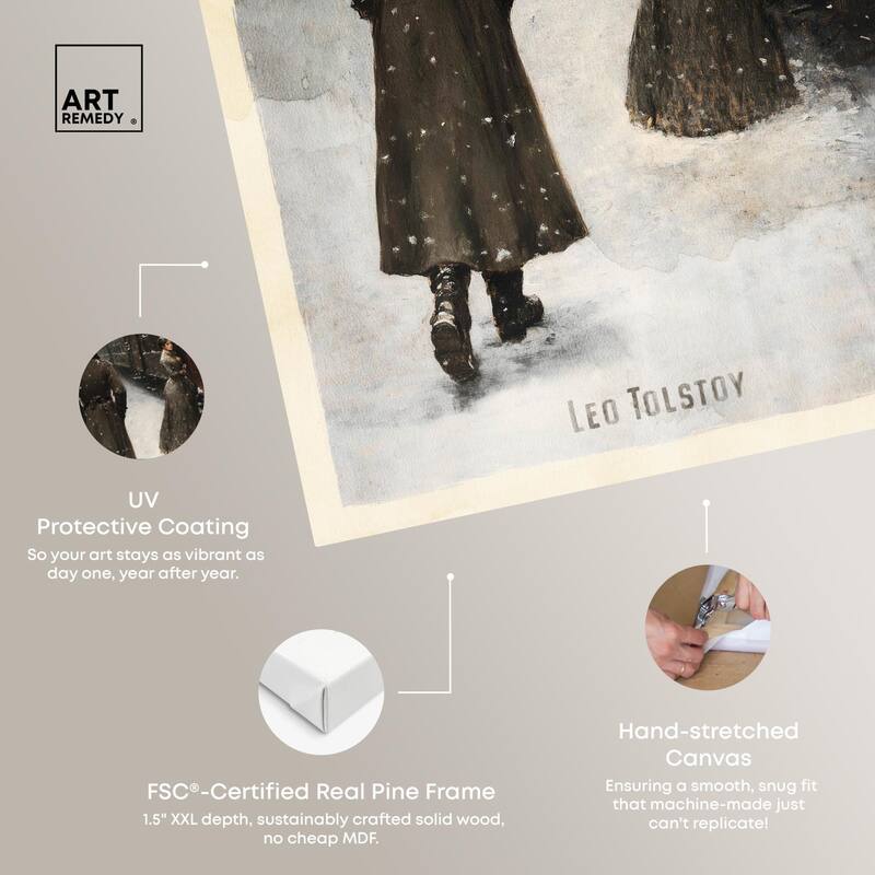 Anna Karenina Canvas by Art Remedy, Gallery Wrapped
