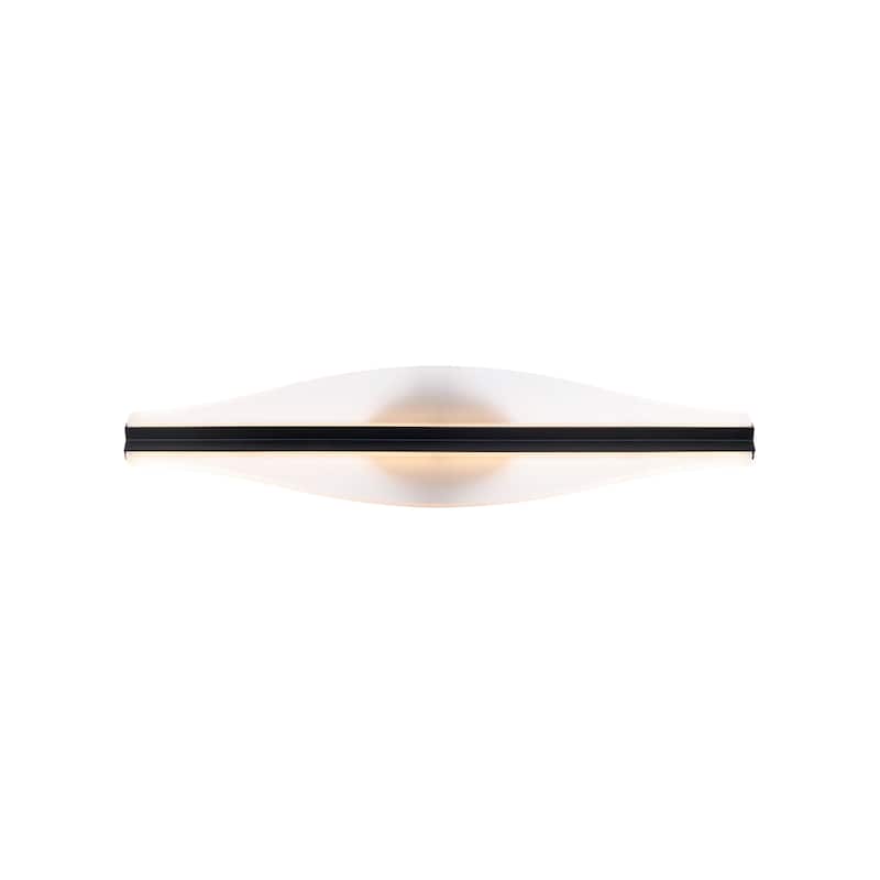 Vera 27in LED Bath Vanity & Wall Light 3-CCT 2700K-3000K-3500K - 27 - 27 - Black