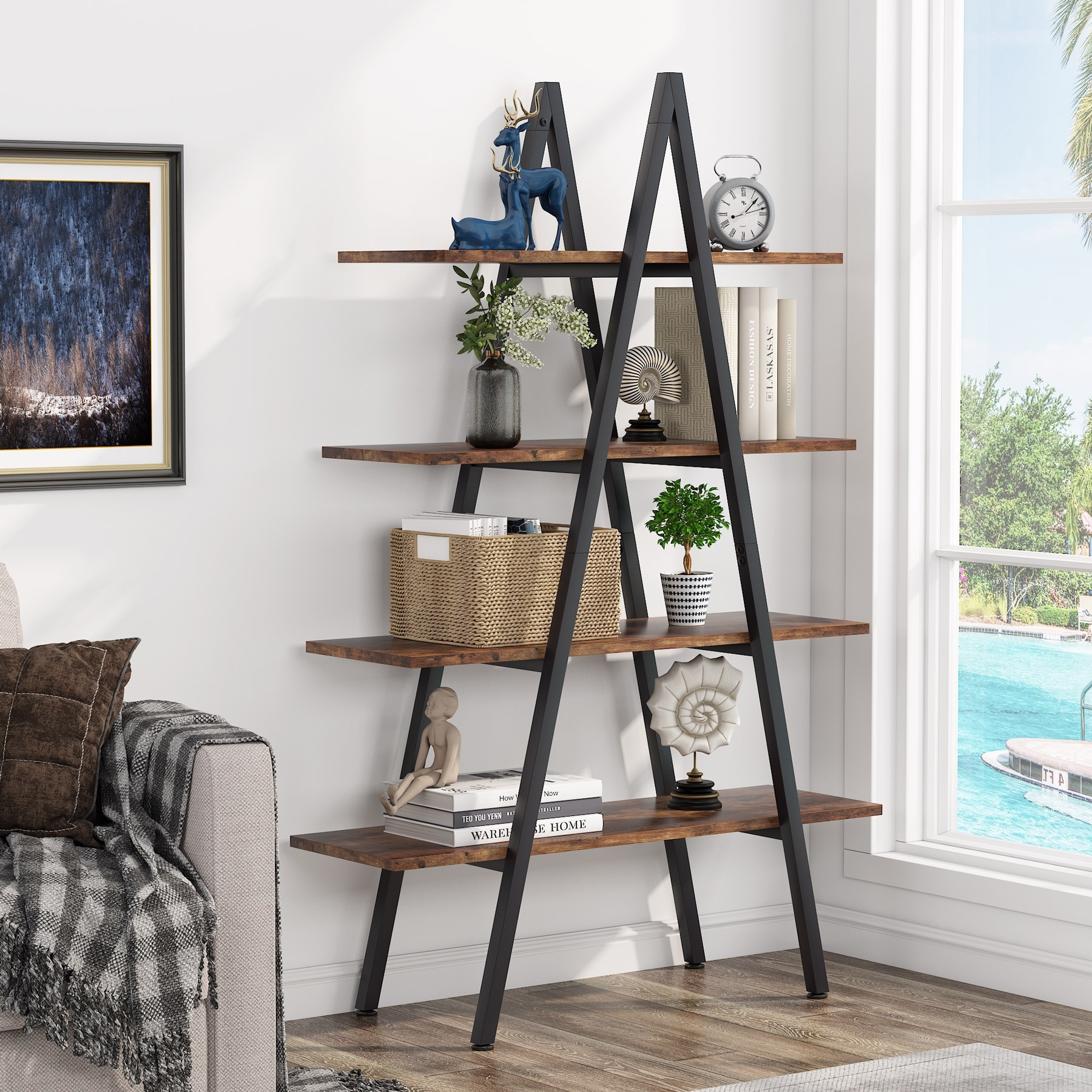 A frame hotsell ladder shelf