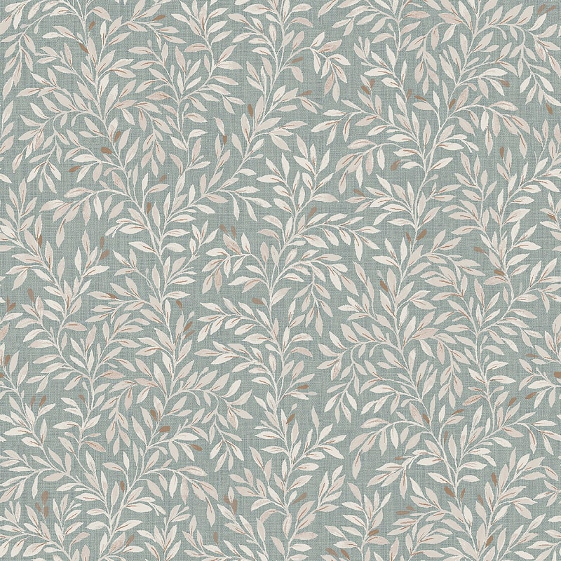 NEXT Ditsy Leaf Duck Egg Wallpaper