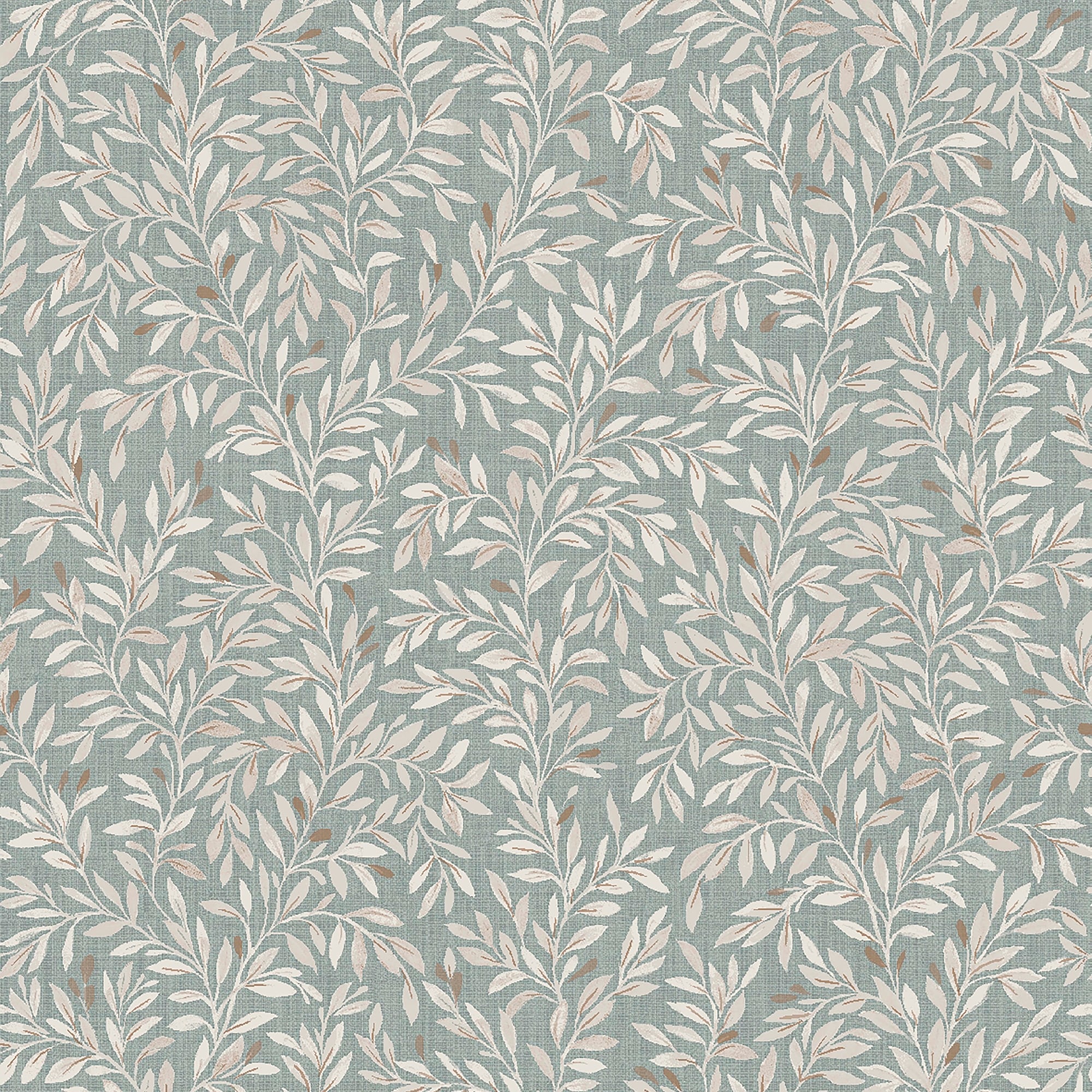 NEXT Ditsy Leaf Duck Egg Wallpaper