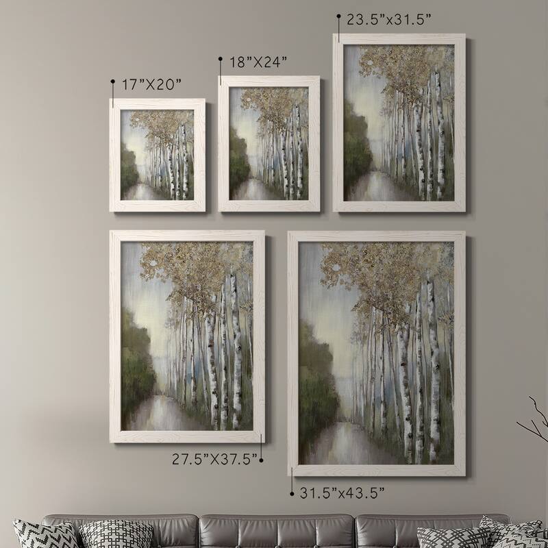 Woodland Walk Neutral-Premium Framed Canvas - Ready to Hang