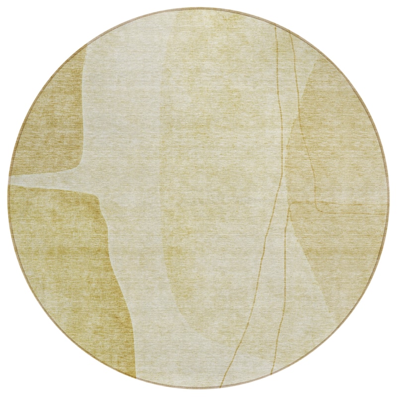 HomeRoots Abstract Transitional Rectangle Outdoor Rug