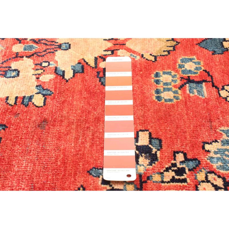 ECARPETGALLERY Hand-knotted Andelz Red Wool Rug - 4'0 x 6'7