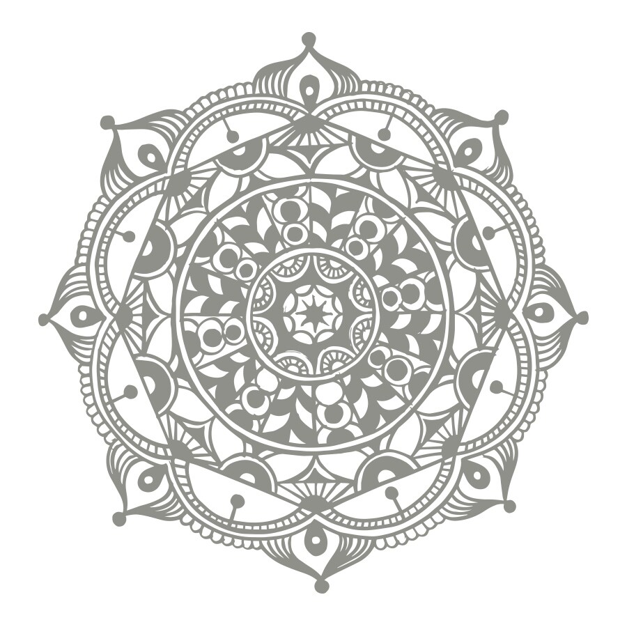 Mandala Wall Decals Om Sign Decal Yoga Sticker Vinyl Decals - Picture 26 of 34