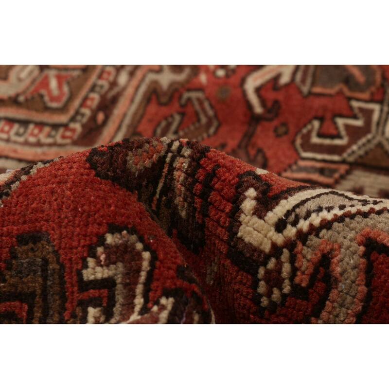 ECARPETGALLERY Hand-knotted Sarabi Red Wool Rug - 9'4 x 13'0