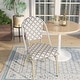preview thumbnail 2 of 8, Furniture of America Portia French Metal Wicker Outdoor Bistro Chairs (Set of 2) - Set of 2