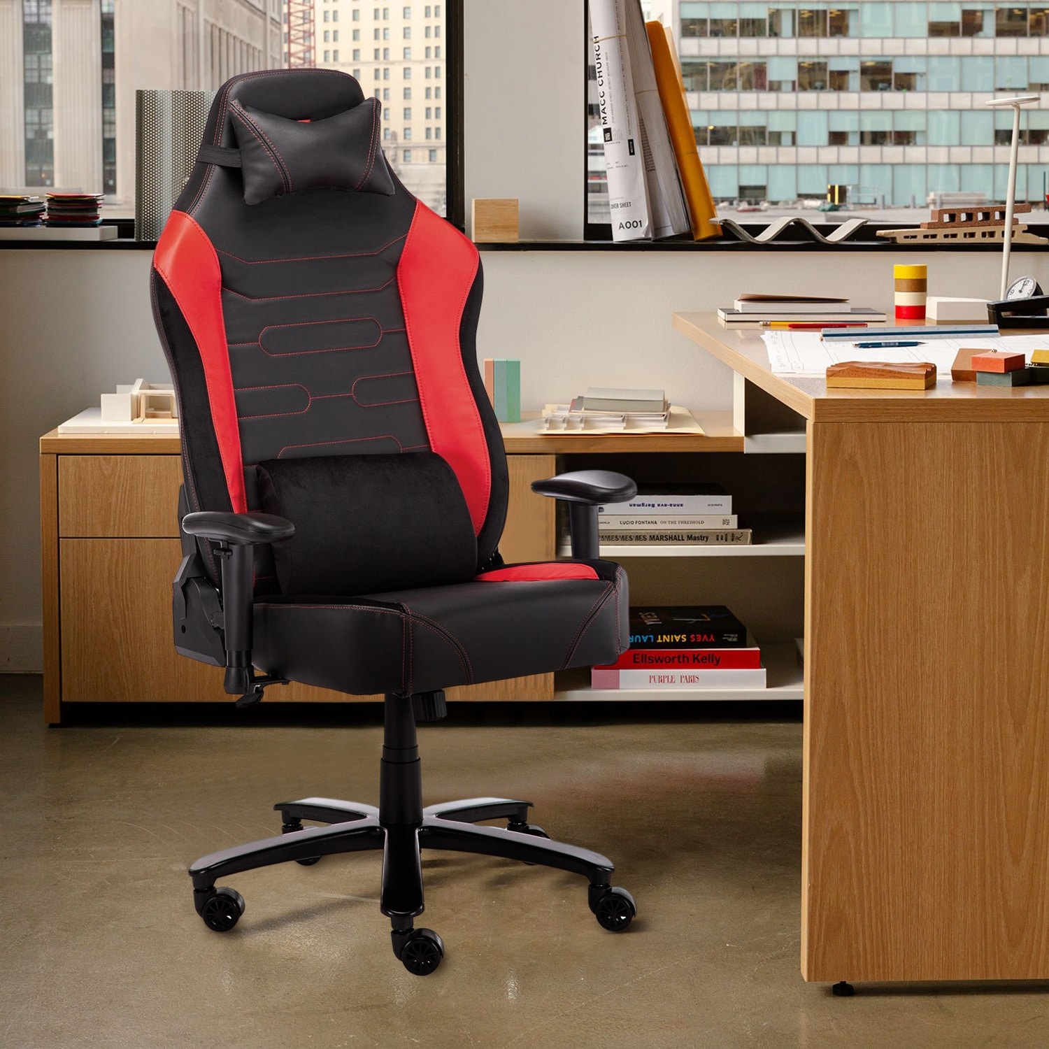 Topcraft Office PC XXL Gaming Chair Red Bed Bath Beyond