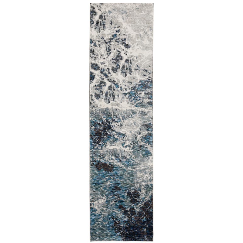 Style Haven Esperanza Glacial Dreams Area Rug - 2' 6" x 12' - Runner