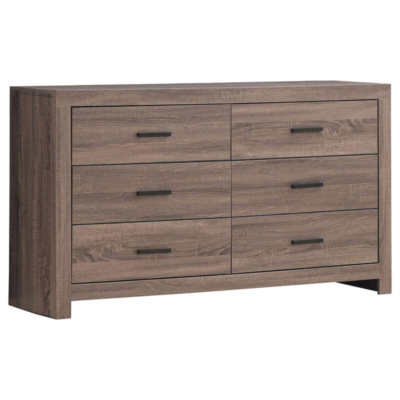 Sherwood Barrel Oak 4-piece Queen Bedroom Set