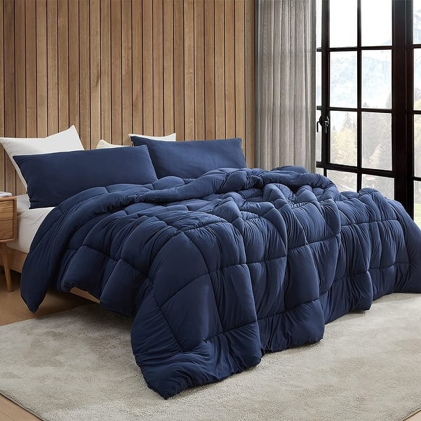 Summertime - Coma Inducer® Oversized Comforter - Blue Navy - King