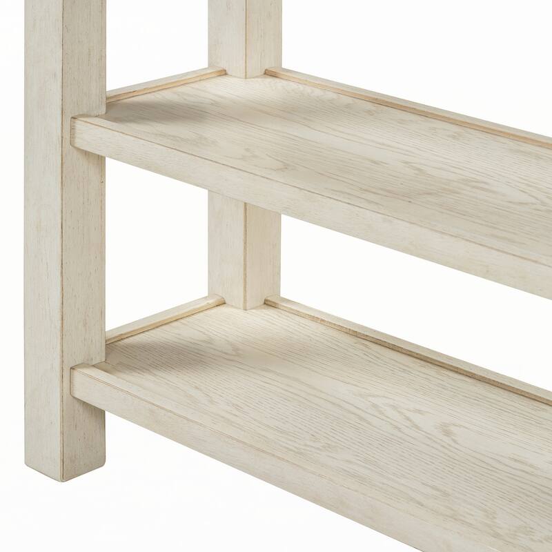 Entryway Table with Storage(Gray Wash)