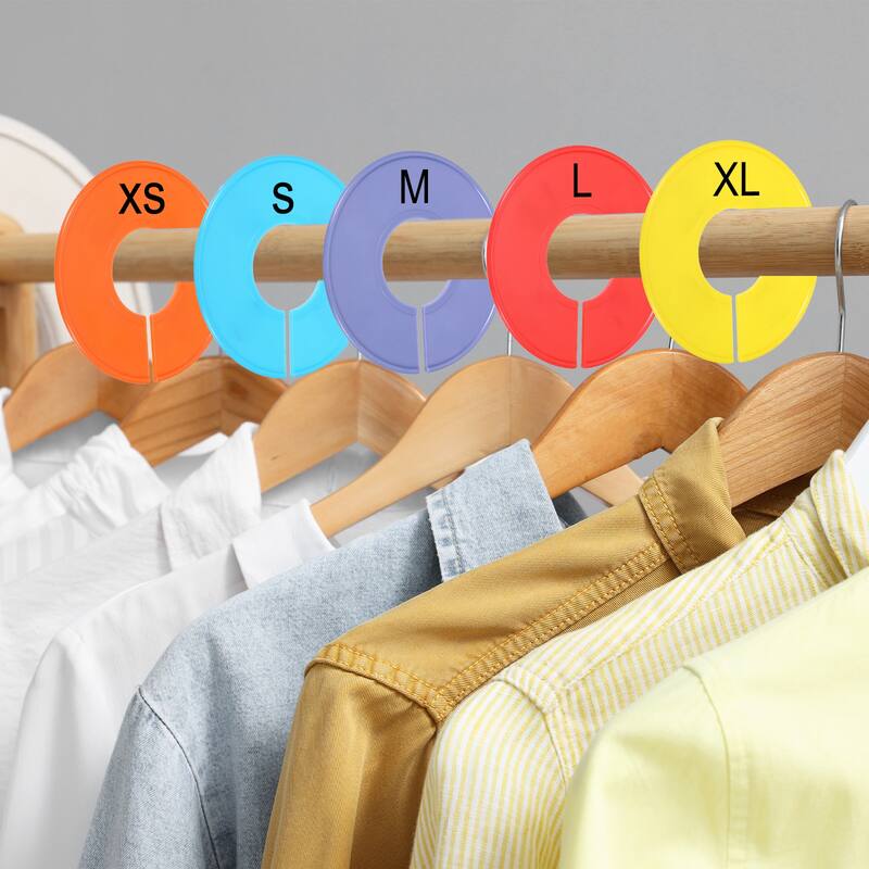 Clothes Dividers 20 Pack Round with Marker Pen