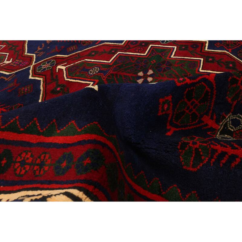 ECARPETGALLERY Hand-knotted Konya Anatolian Dark Blue Wool Rug - 5'0 x 9'6