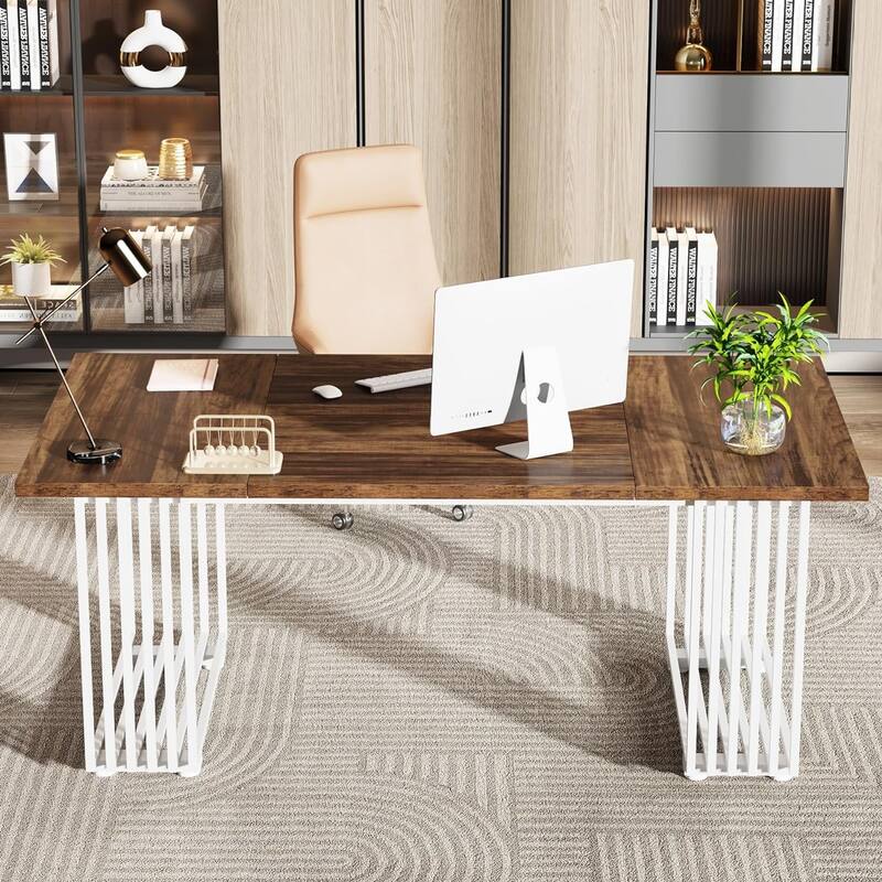 70.9" Modern Home Office Desk, Computer Executive Desk