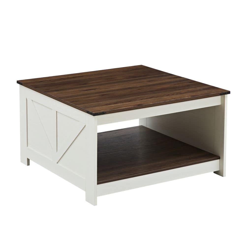 Rustic Wood Farmhouse Coffee Table