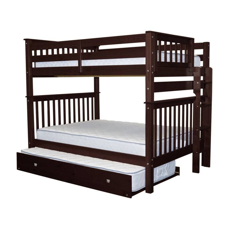Taylor & Olive Trillium Full over Full Bunk Bed, Twin Trundle