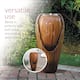 Alpine Corporation 33" Tall Water Jar Fountain with LED Light