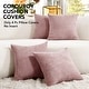 preview thumbnail 10 of 90, Deconovo Throw Pillow Covers, Corduroy Striped Decorative Covers, Set of 4