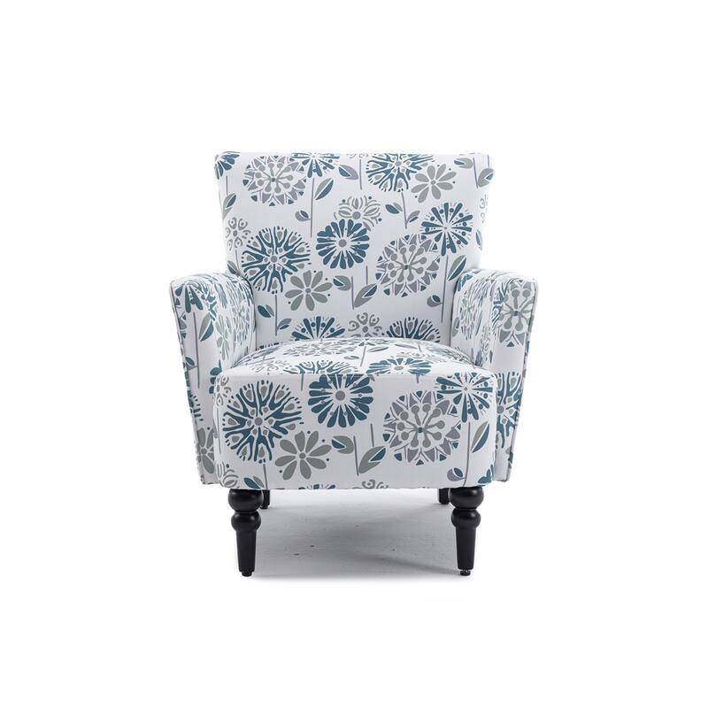 GEITIN Modern Accent Sofa Arm Chair with Wood Legs