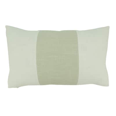 Banded Design Throw Pillow