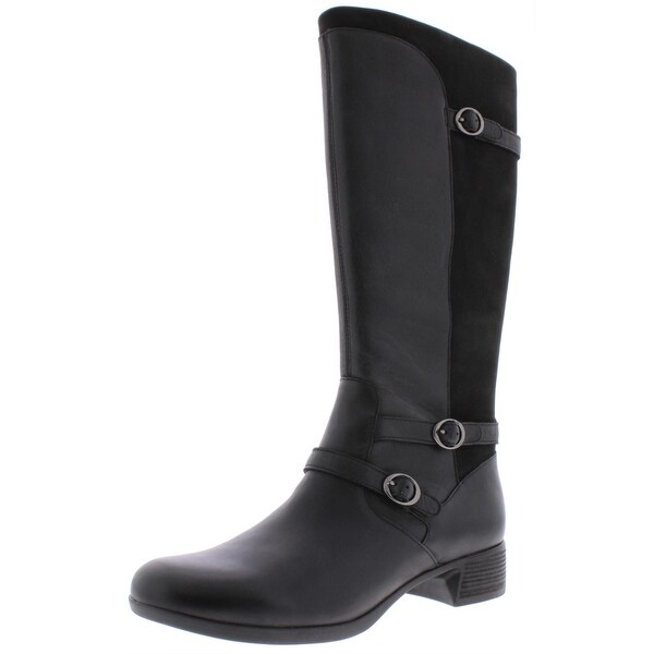 dansko black leather boots