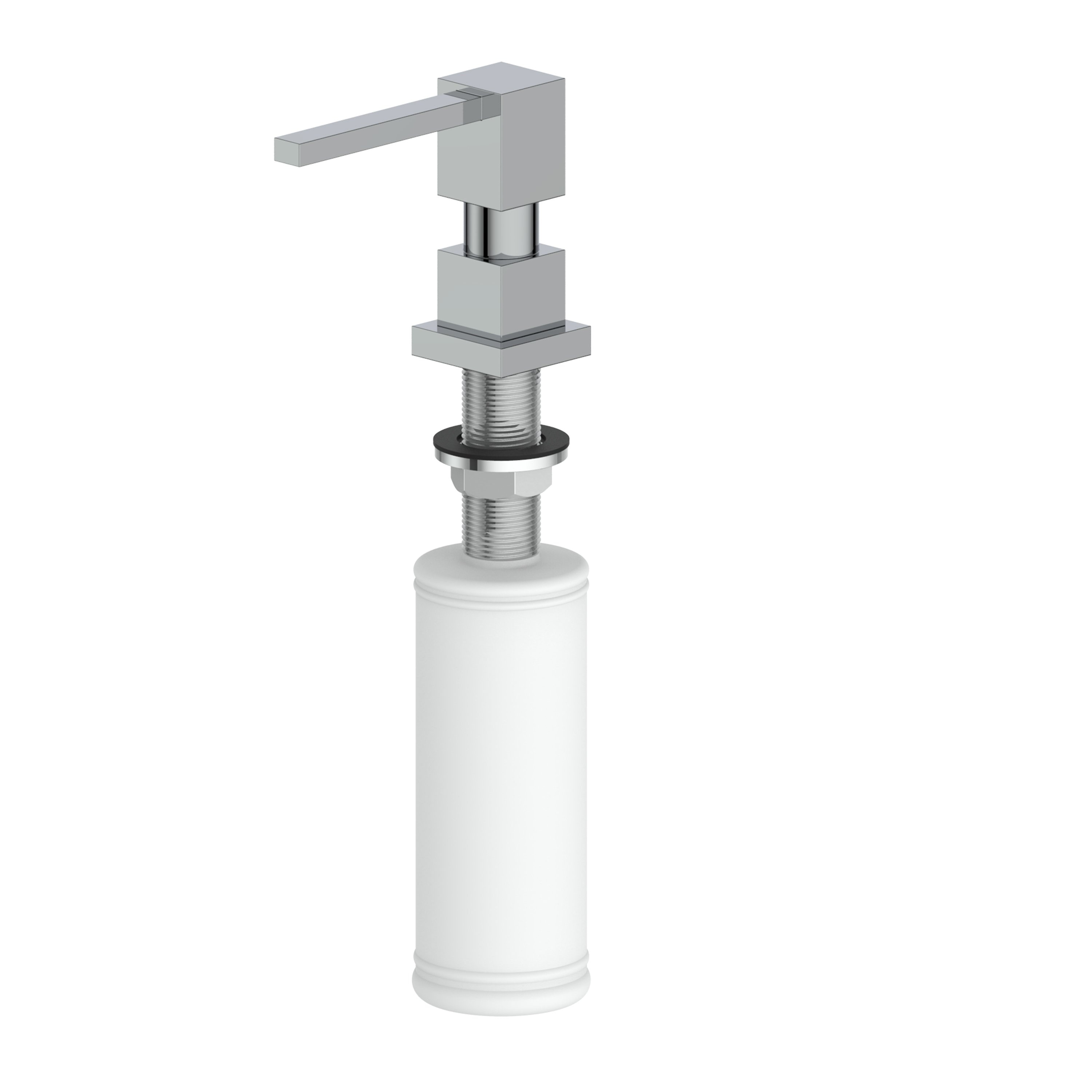 Bathroom Chrome Deck Mounted Automatic 500ML Sensor Soap Dispenser Bottle