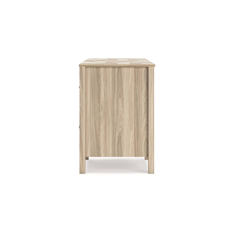 Signature Design by Ashley Battelle Tan 60" Home Office Desk