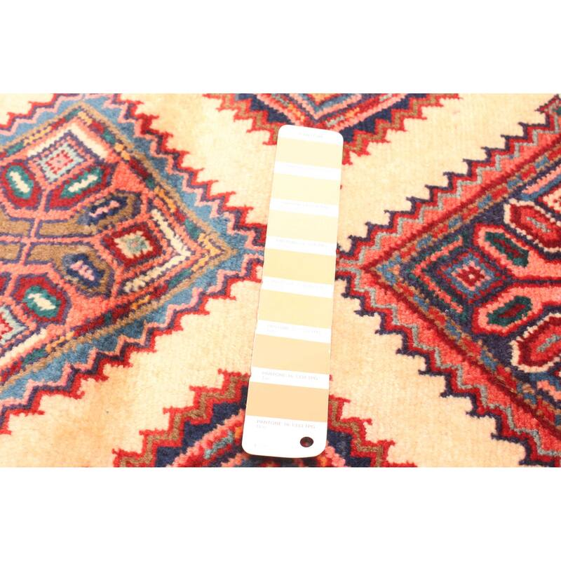 ECARPETGALLERY Hand-knotted Konya Anatolian Beige Wool Rug - 1'9 x 9'6