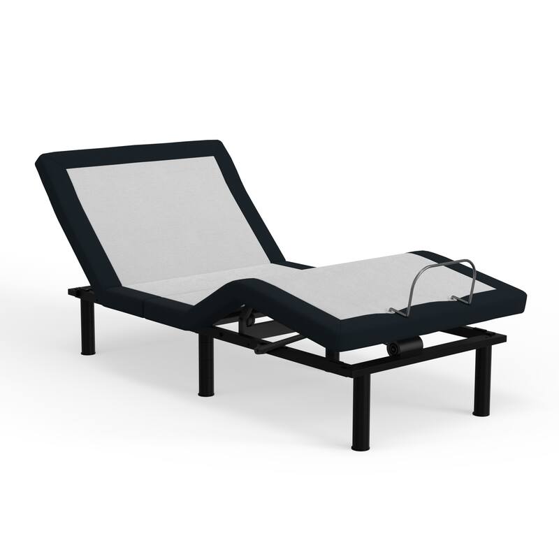 Adjustable Twin Long Bed Base with Massage and USB Ports