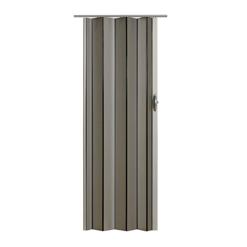 Towne Collection Bedford Matte Silver PVC 36-inch Folding Door