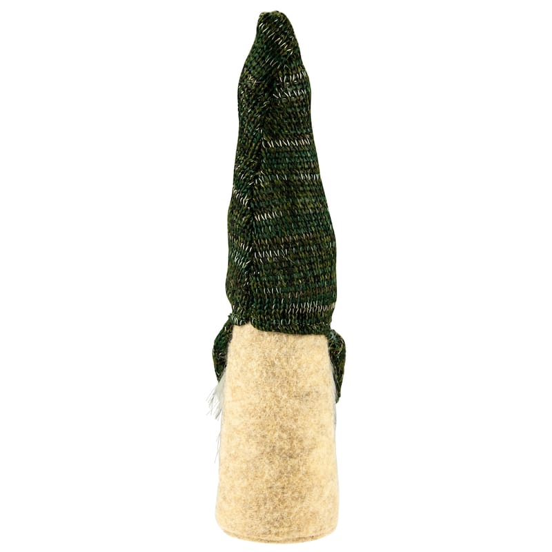 Standing "Home" Gnome Christmas Figure - 14" - Green
