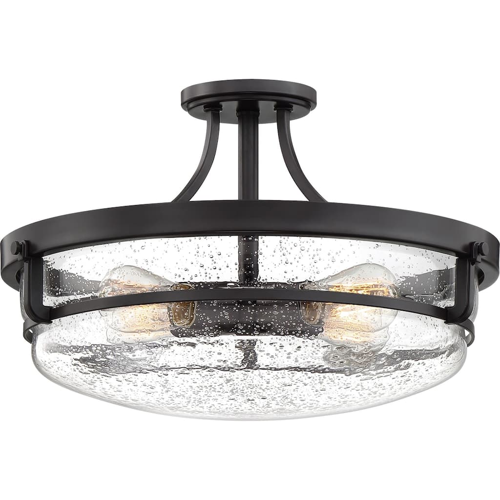 James Allan Tompkins 4 Light 19" Wide Semi-Flush Ceiling Fixture