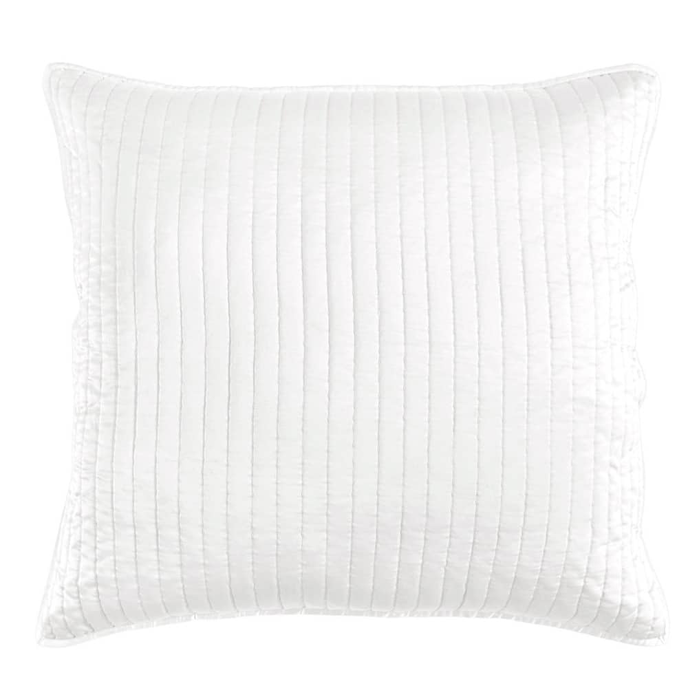 Indigo Hill by HiEnd Accents Satin Channel Quilted Euro Sham, 27"x27"