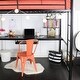 preview thumbnail 2 of 8, Walker Edison Abner Full Metal Black Loft Bed with Desk