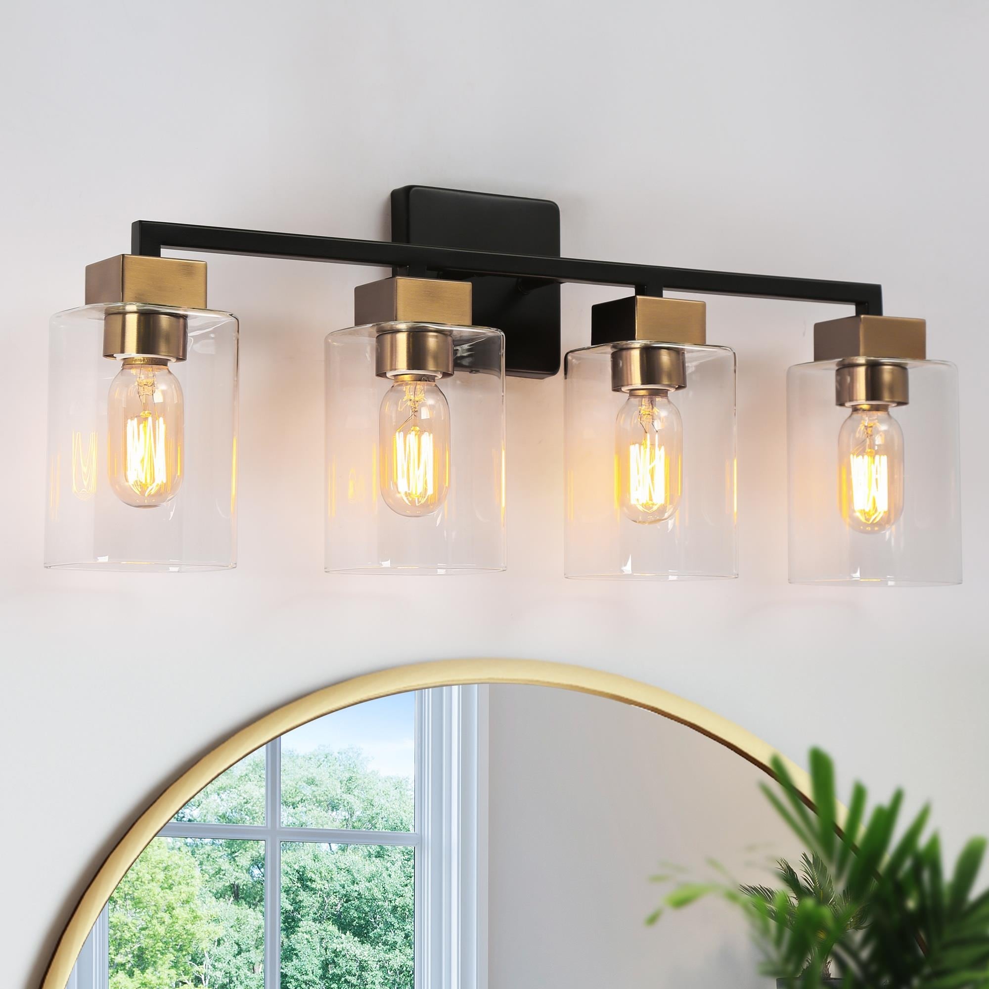 Square store vanity lights