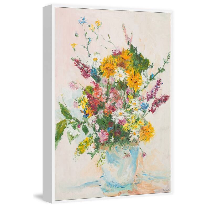 Winners Never Quit Floater Framed Print on Canvas