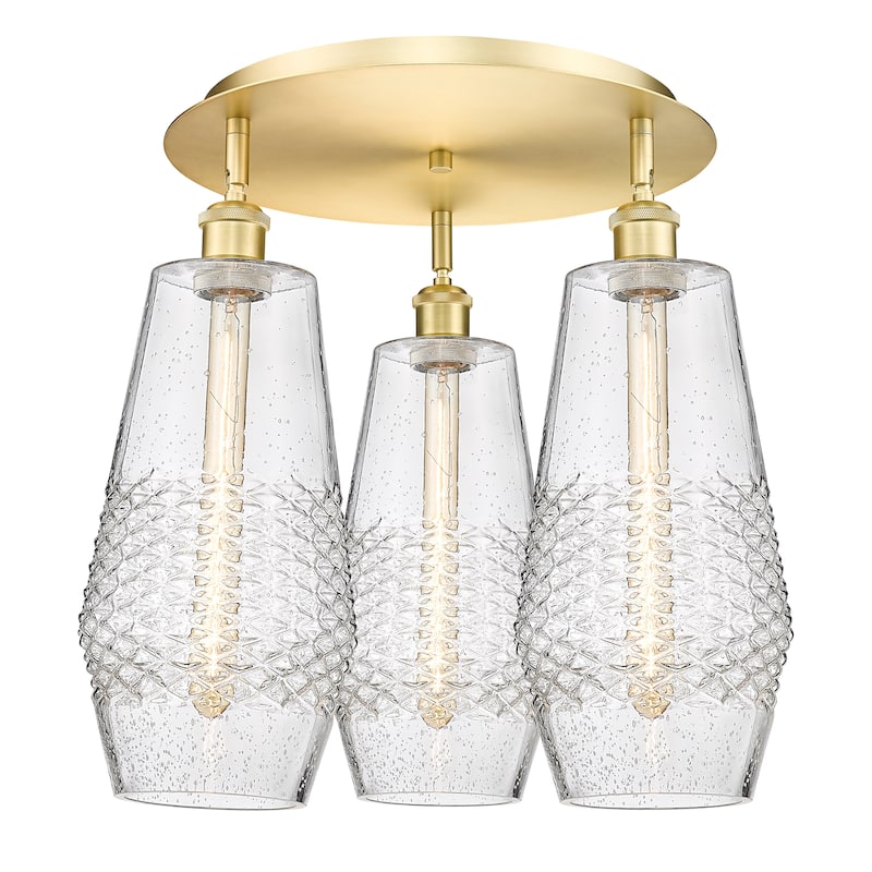 Innovations Lighting Windham - 3 Light 19" Flush Mount