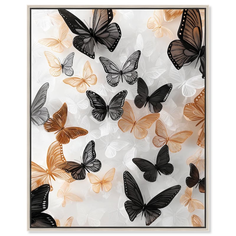 Cinderflight II Canvas by Art Remedy - 24" x 30" - Silver