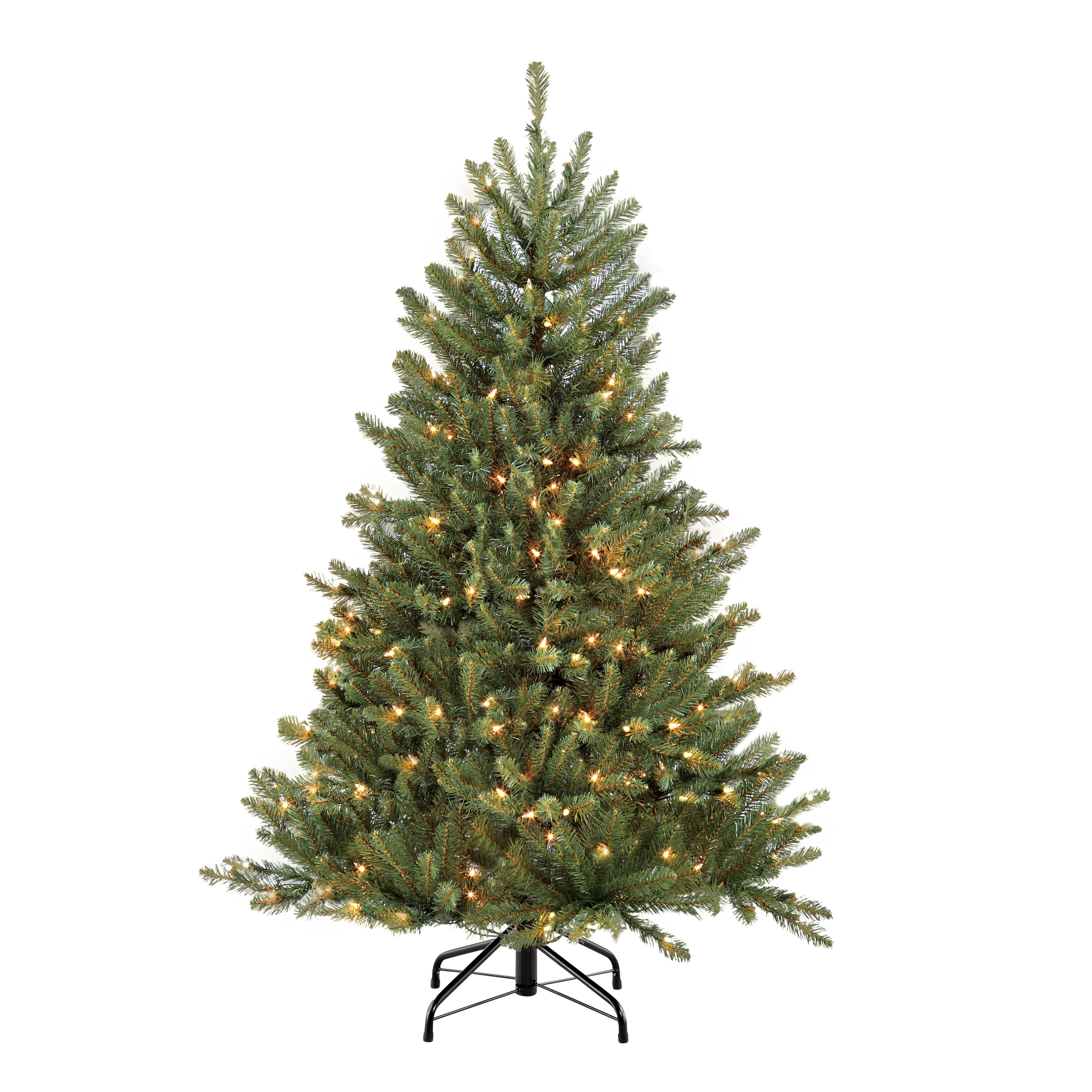 Puleo International 4.5 ft. Pre-Lit Fraser Fir Artificial Christmas Tree - 4.5'