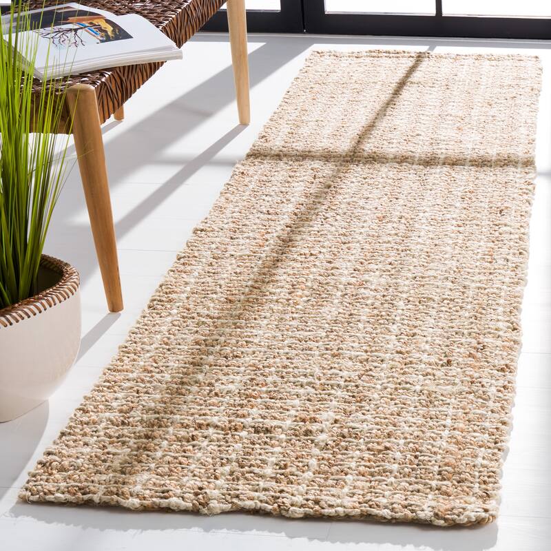 SAFAVIEH Handmade Natural Fiber Joseline Jute Rug - 2'3" x 8' Runner - Natural