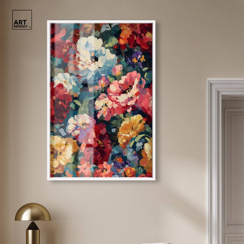 Garden Tapestries I Shadowbox by Art Remedy