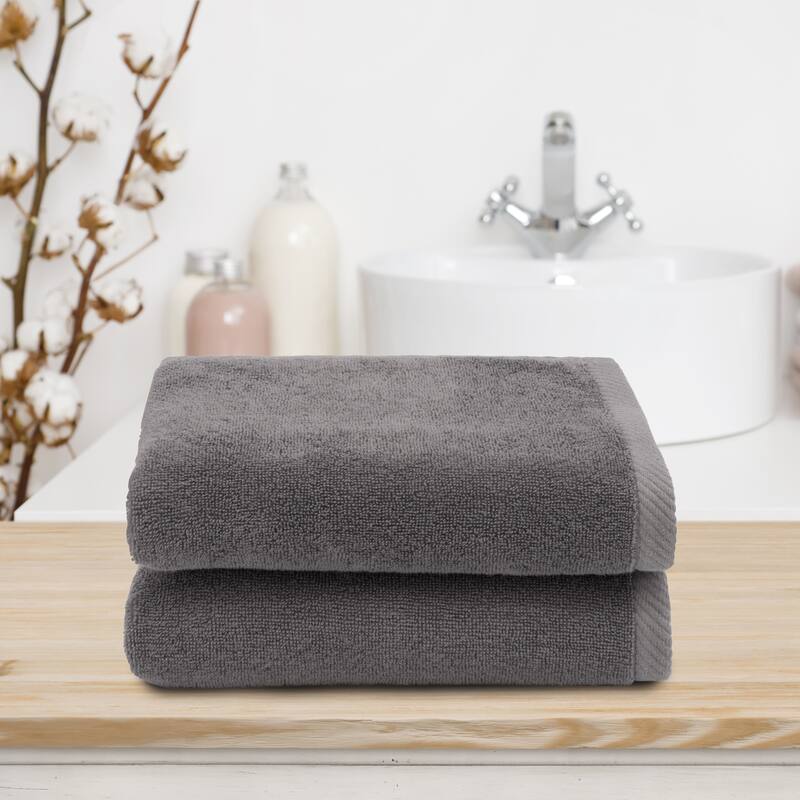 Authentic Hotel and Spa 100% Turkish Cotton Ediree Hand Towels - Set of 2
