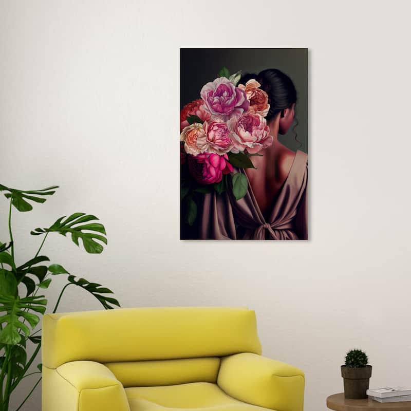 Wynwood Studio Fashion and Glam Carmina Pink and Traditional Wall Art Canvas Print - 30 x 20